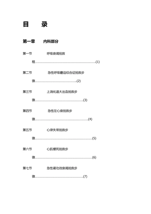 临床常见危重症患者抢救流程模板.docx