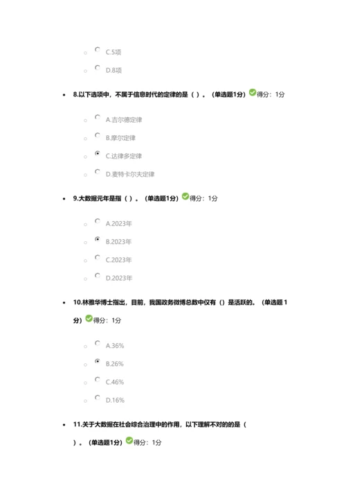 2023年继续教育公共大数据培训试题及答案.docx