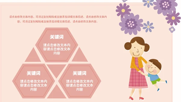 感恩母亲节营销活动通用PPT模版