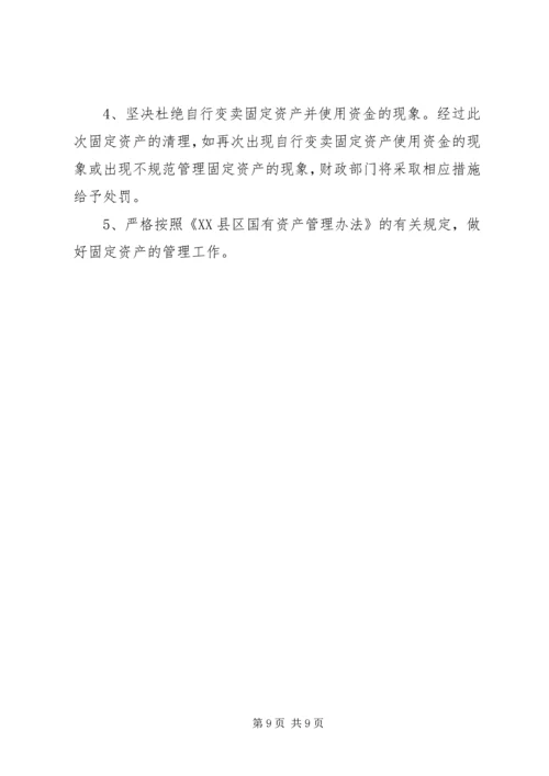 学校事业单位资产清查工作报告.docx