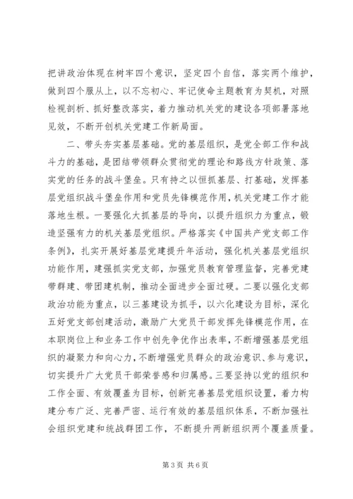 县直机关党建座谈会上的讲话.docx