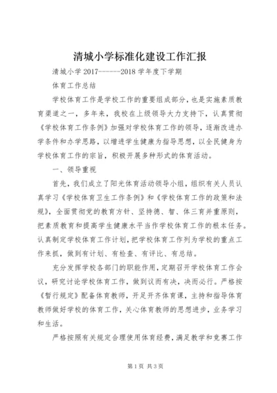 清城小学标准化建设工作汇报 (2).docx