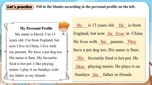 Unit 1  You and me Section A 2a-3c 课件  【人教版2024】英语