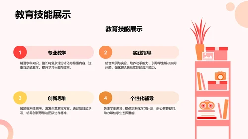 粉色3D风新生自我介绍PPT模板