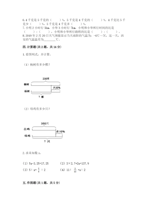 承德市平泉县六年级下册数学期末测试卷及答案1套.docx