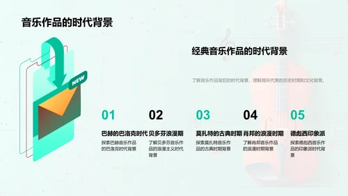 音乐作品深度解析PPT模板