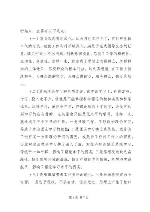 税务局副局长党性分析及整改措施 (4).docx