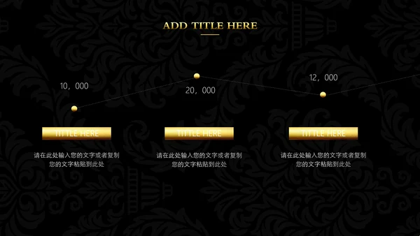 黑金商务商业计划书通用PPT模板