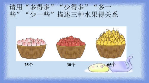 人教版一年级下册数学《比较大小》（课件）(共14张PPT)