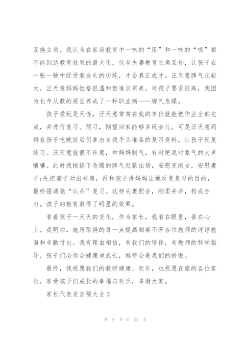 家长代表发言稿大全.docx