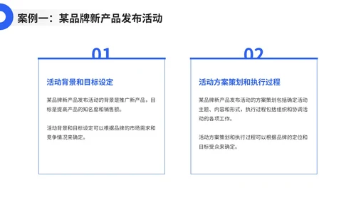 蓝色创意风活动方案推介PPT模板