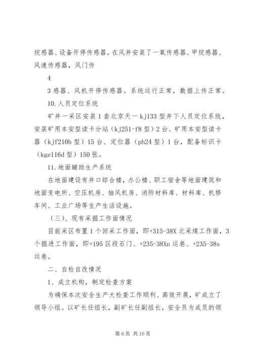 安全大检查自查自纠报告 (5).docx