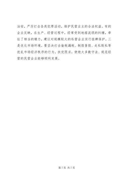 关于全市民营经济情况调查 (9).docx