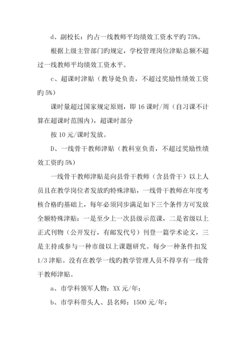 绩效工资实施方案.docx