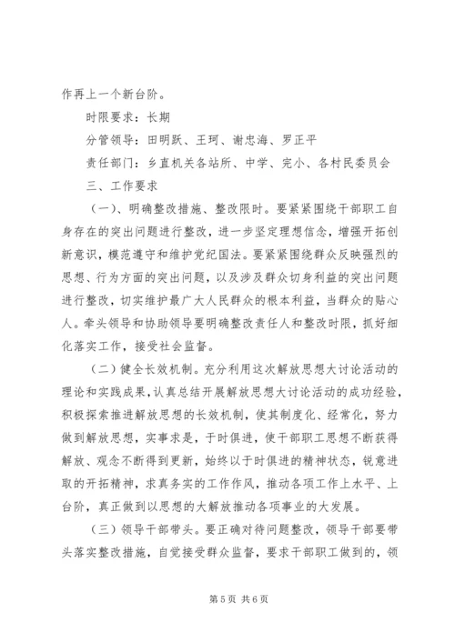 乡镇政府班子整改措施.docx