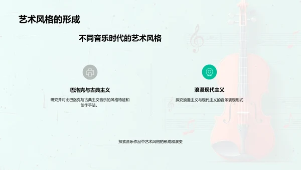 音乐作品深度解析PPT模板