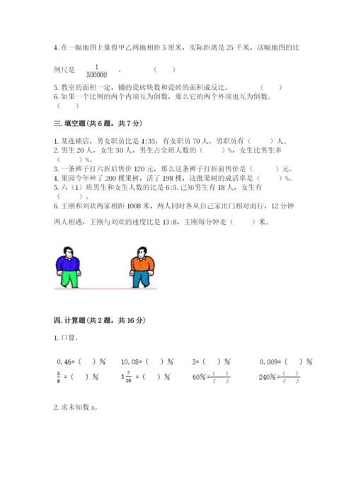 吉林市昌邑区六年级下册数学期末测试卷完整.docx