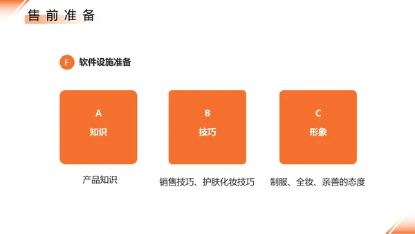 橙色简约公司培训销售技巧PPT模板