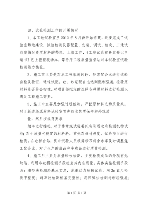 工地试验室主任工作总结.docx