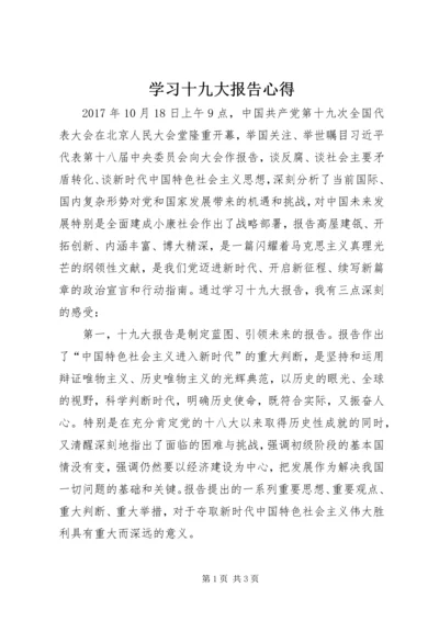 学习十九大报告心得 (11).docx