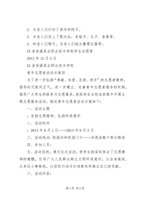 青年志愿者活动方案 (3).docx