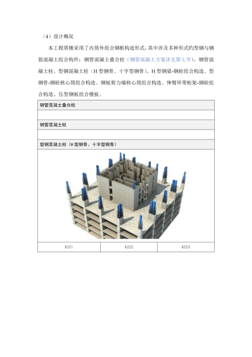 劲性混凝土柱综合施工专题方案模板.docx