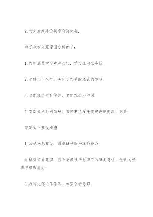 党支部批评与自我批评会议记录.docx