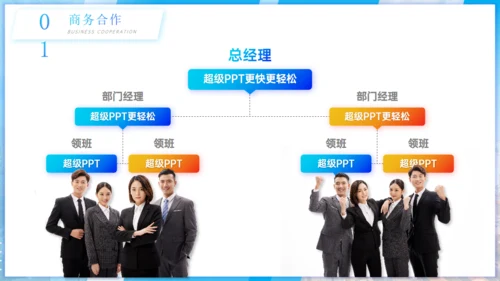物业服务人员公司行政文员商务公关策划通用PPT模板