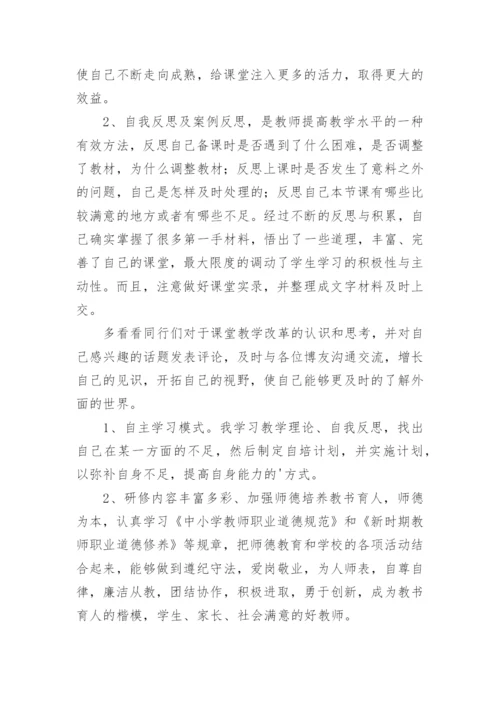 教师研修总结心得体会.docx