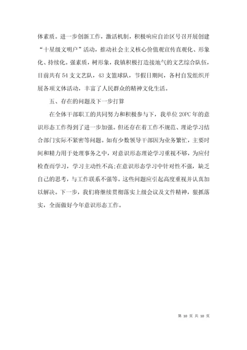 关于意识形态工作责任制自查报告的范文.docx