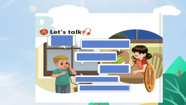 Unit3 Weather PartB Let’s learn & Let’s play 课件（共5