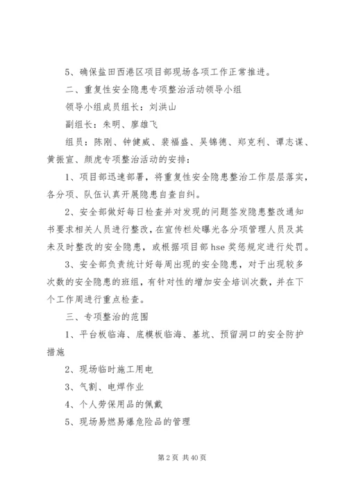 重复性安全隐患专项整治活动方案.docx