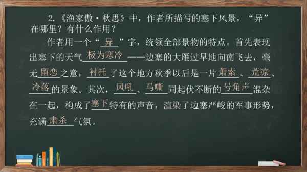 12《词四首——渔家傲.秋思》课件(共16张PPT)