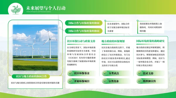 绿色新能源环保工业化PPT模板