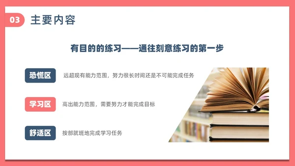 简约风刻意练习读书分享PPT模板