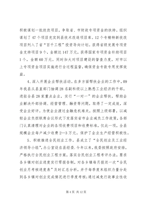 经济委员会工作总结和工作计划.docx