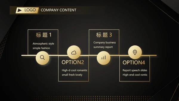 高端尊贵工作汇报计划商务动态PPT