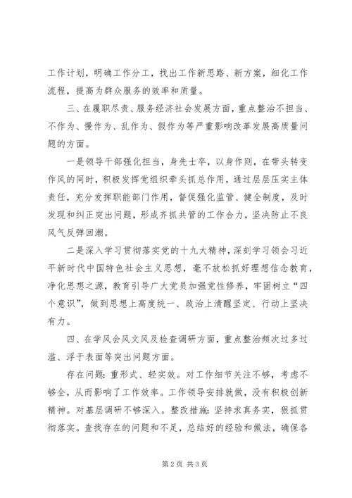 形式主义、官僚主义月度工作报告.docx