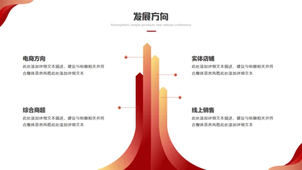科技赋能智领未来发布会红色通用PPT模板