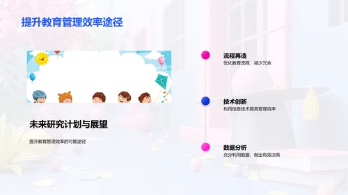 教育管理优化答辩PPT模板