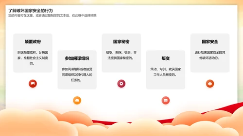 全民国家安全教育日教育课件通用PPT模板