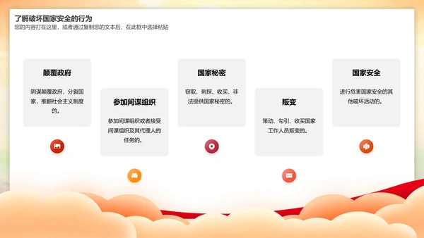 全民国家安全教育日教育课件通用PPT模板