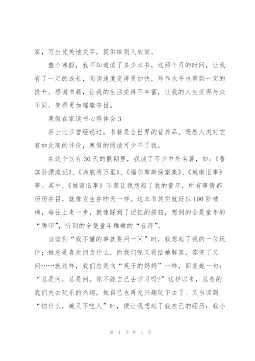 个人寒假在家读书心得体会3篇.docx