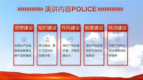 警察公安心向党工作总结计划PPT