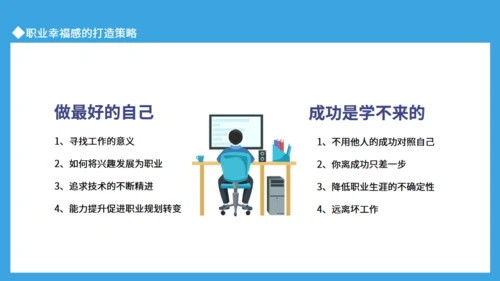 职业幸福感与安全感通用PPT课件模板