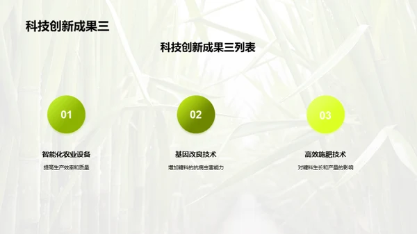 糖料种植的科技革命