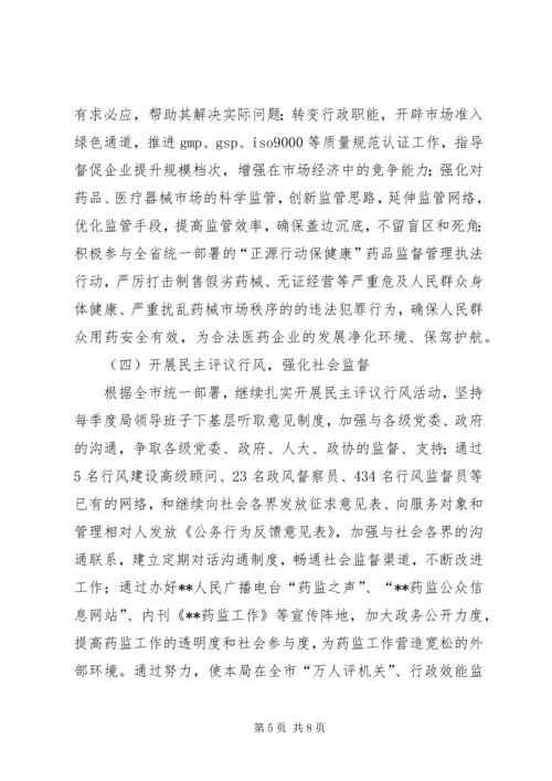 市药监局年度文明创建工作计划 (5).docx