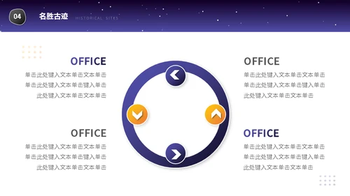 广东印象介绍霓虹夜景通用PPT模板