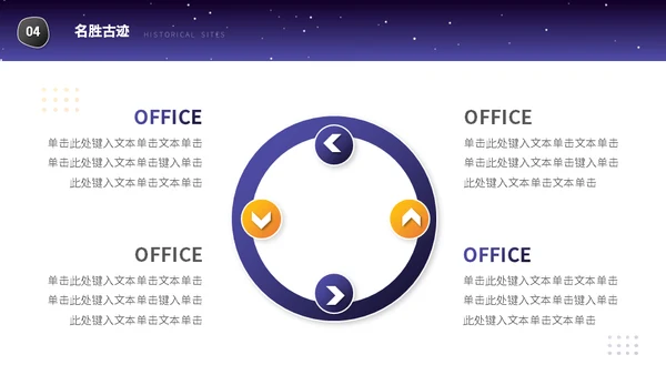 广东印象介绍霓虹夜景通用PPT模板
