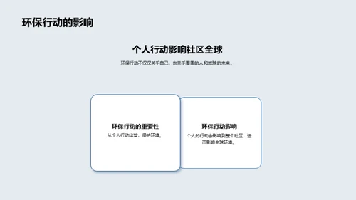 环保行动：从理念到实践